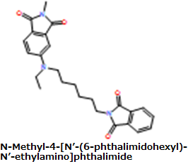 CAS#N-Methyl-4-[N'-(6-phthalimidohexyl)-N'-ethylamino]phthalimide